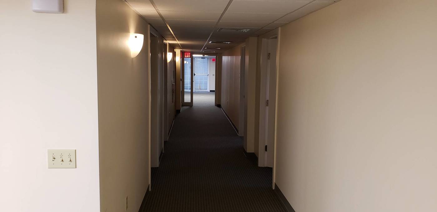 lower level hallway